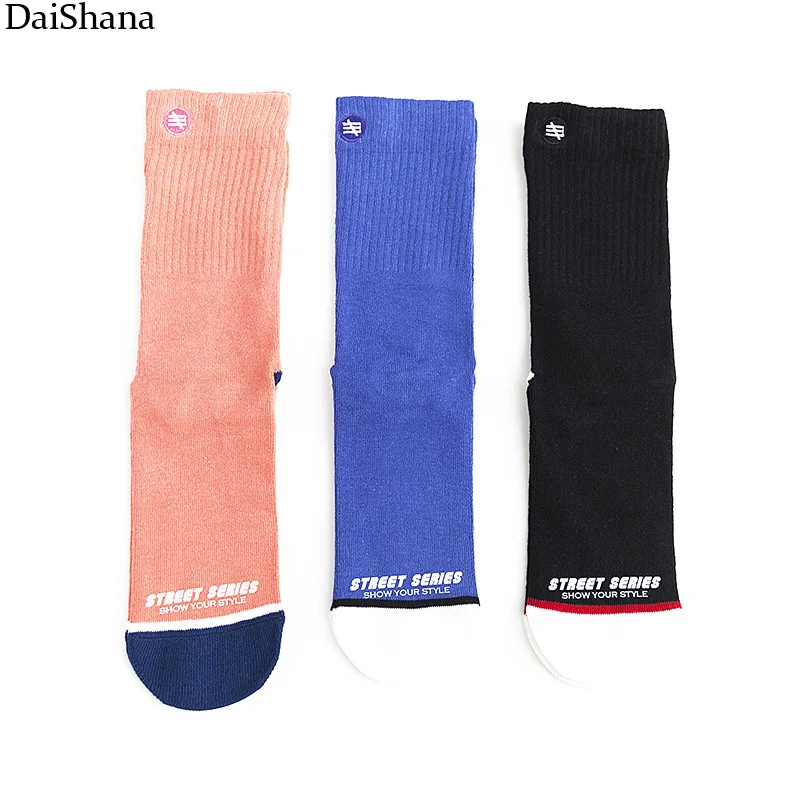 3Pairs New Fashion Unisex Sock Harajuku Korean Style Cotton Women Socks Skateboard Happy Crew Tide socks Meias Mujer EU36-44 53 H99897b4e3ab74fa488933c6cca2affcf0