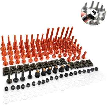 

For KTM 250XCF-W 350XC-F 450XC-F 505XC-F 350XCF-W 250XC-W Universal Motorcycle Fairing Bolts Nuts Kit Body Fastener Clips Screw