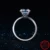 2021 Classic Luxury Real Solid 925 Sterling Silver Ring 3Ct 10 Hearts Arrows Циркон Свадебные Ювелирные Кольца Обручальные Для женщин