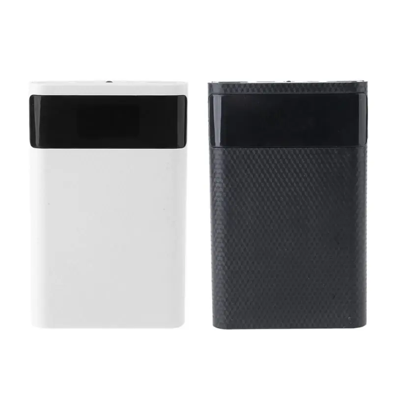 QC3.0 Тип USB C PD 4x18650 Батарея DIY Мощность банка коробки 5В 9В 12В Выход светодиодный