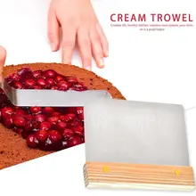 Деревянная Ручка скребок для теста резак широкий спектр применения нержавеющая сталь работа изысканный Торт Пицца кухонные инструменты для выпечки