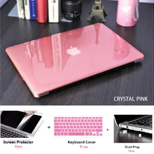 Кристальный чехол для ноутбука Apple Macbook Pro retina Air 11 12 13 15 дюймов для Macbook Air13 A1932, Pro 13 15 A12159 A1990 чехол