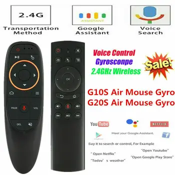 

VONTAR G10 Voice Remote Control 2.4G Wireless Air Mouse Microphone Gyroscope IR