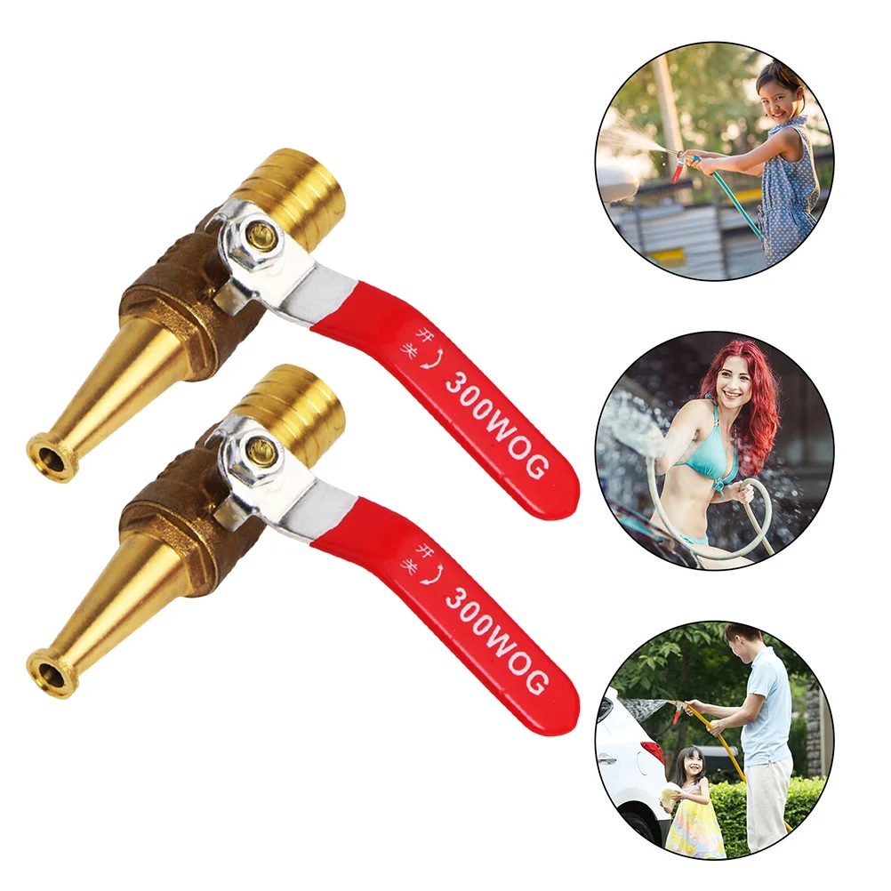 2pcs High Pressure Hose Nozzle Multi-use Water Pipe with Switch | Дом и сад