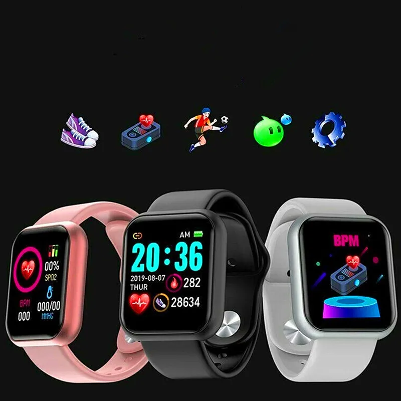 Y56 Smartwatch 2020 IP67 Водонепроницаемый 1 3 &quotсердечного ритма для мужчин женщин фитнес