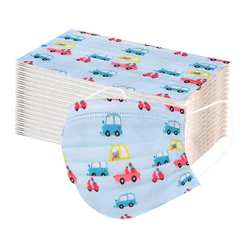 

In Stock 50pc Respirator Scarf Mascarilla Mask For Face Маски Mascherine Disposable Respirator Industrial 3ply Ear Loop Masque