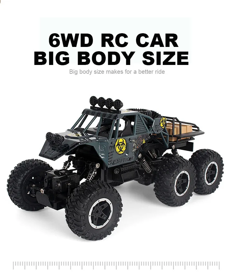

2019 New product 1:10 6WD RC Car 2.4G Radio Control RC Car Toys Buggy High speed Truck Off-Road Climbing Vehicle toy