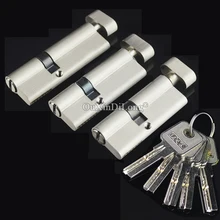 

2PCS 75 80 90mm Door Lock Irregular Security Brass Cylinder Single Open Knobs Eccentric Entrance Bedroom Cylinder Copper FG322