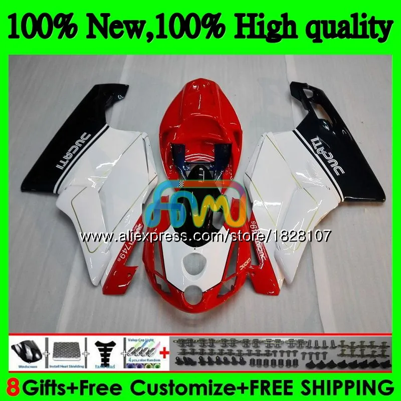 No. 1 Matte grey OEM тело для поездок на мотоцикле DUCATI 749R 999R 749S 999 S 749 999 05 06, белые, красные кузов 79BS. 57 749-999 CC 749 999 S R 2005 2006 комплект обтекателей - Цвет: No. 1 Matte grey