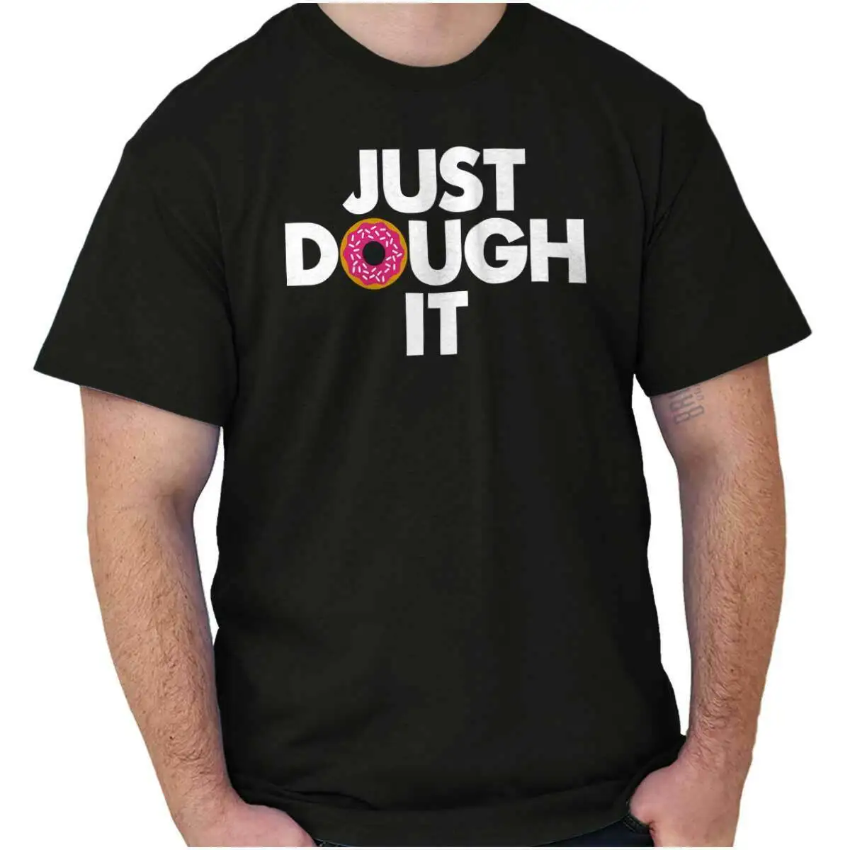 Just Dough It Donut Baking Baker Doughnut Short Sleeve T-Shirt Tees Tshirts | Мужская одежда