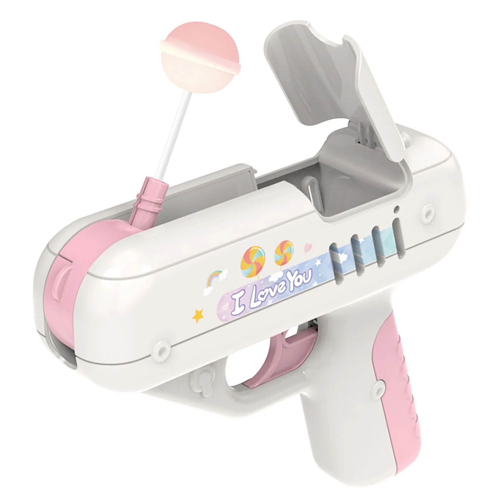 Pistola de dulces Satxtrem, piruleta sorpresa de amor para el Día de San Valentín para novio, niños, regalos para niños, regalo de novia, te amo