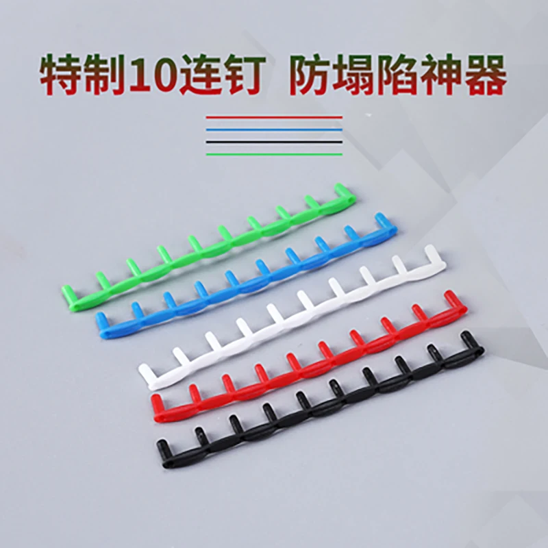 Alpha 10PCS Badminton Grommets Tools Hard 6/7Nails Rubber Racket Accessories Protect Badminton Racquet Tools Men VTZF-2 VT80E