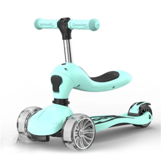 US $51.84 Multifunctional threeinone child widening scooter beginner baby 136 years old can ride yoyo in