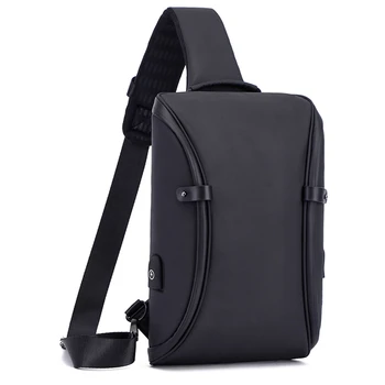 

Men Chest Bag Waterproof Anti Theft Usb Charging Cross Body Shoulder Messenger Bags for Male Boy