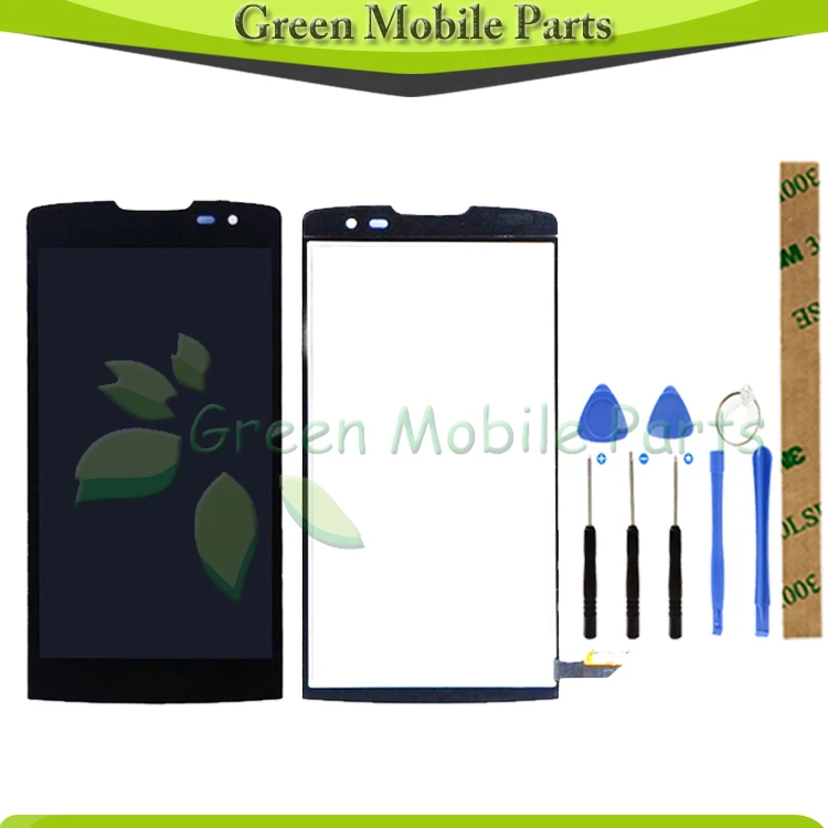 Ceny 100% przetestowany wyświetlacz LCD do LG Leon H340 h320 h324 H340N H326 MS345 C50 H342 wyświetlacz LCD z zespół ekranu dotykowego