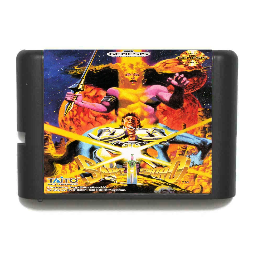 Saint Sword 16 bit MD Game Card For Sega Mega Drive Genesis | Электроника