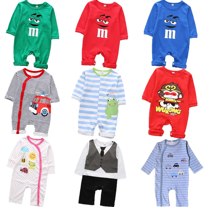 Ropa Infantil de otoño 2020, peleles para bebés recién nacidos, ropa con letras M, disfraces de dibujos animados, mono divertido para niños, ropa para niños recién nacidos