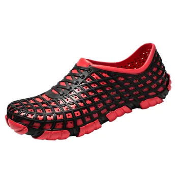 

Mens Beach Slippers Men Summer Sandal Solid Hook Hollow Out Casual Breathable Flats Sandals shoes Beach Flip Flops Shoes#313