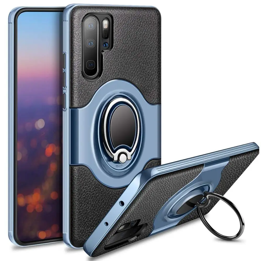 Чехол для Huawei P30 P20 P10 Lite Pro защитный чехол с кольцом-держателем и подставкой