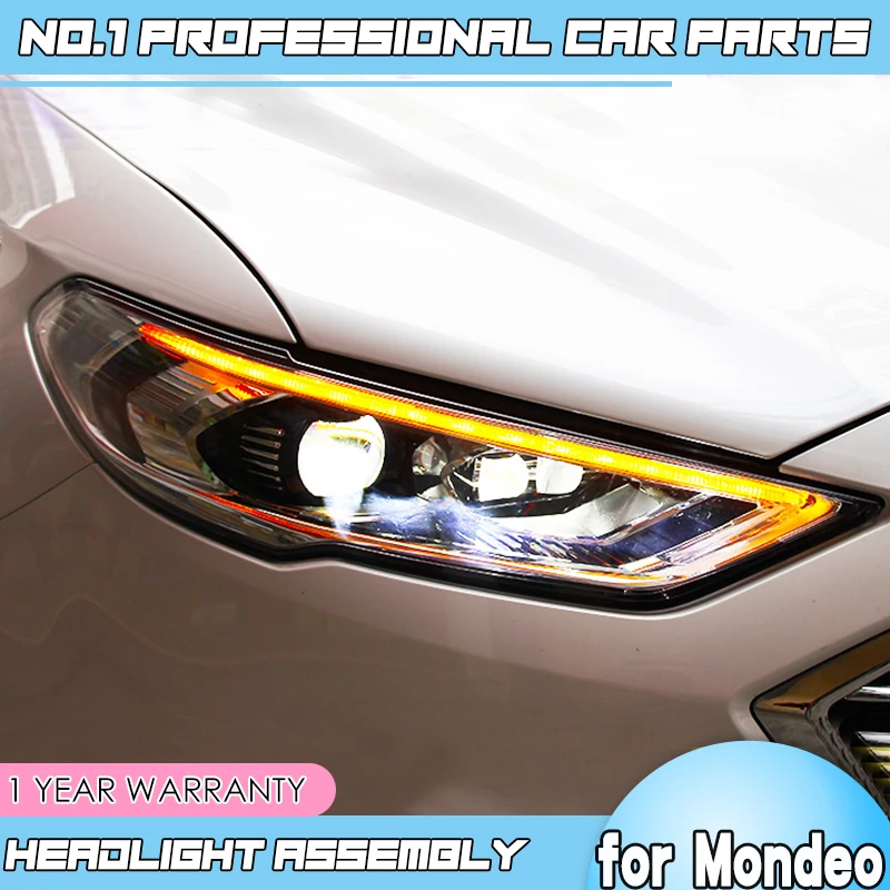 Автомобильные аксессуары для Ford Mondeo светодиодный 2016 2018 фары нового Fusion передняя
