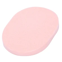 Овальная форма для макияжа лица Мочалка для лица очищающая пышная цветная случайная(розовый, желтый, зеленый, оранжевый синий