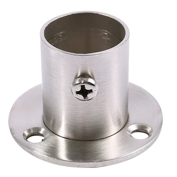 

Closet Wardrobe 22mm Dia Pipe Hanging Rail Rod End Support Bracket