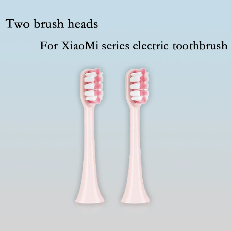 2 pink brush heads Сменные насадки для зубных щеток Xiaomi, электрические насадки для зубных щеток SOOCAS SOOCARE X3 Xiaomi Mijia, насадки для зубных щеток 5 - Цвет: 2 pink brush heads