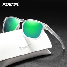 KDEAM, вид, поляризационные женские солнцезащитные очки, подходят для средних и больших лиц, прочные, прозрачная оправа, солнцезащитные очки для женщин KD358