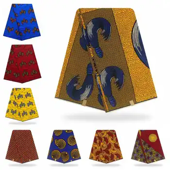 

Veritable Wax Guaranteed Real pagne Wax For Ankara Dress 2020 100% Cotton Original Tissus Wax High Quality African Fabric Print