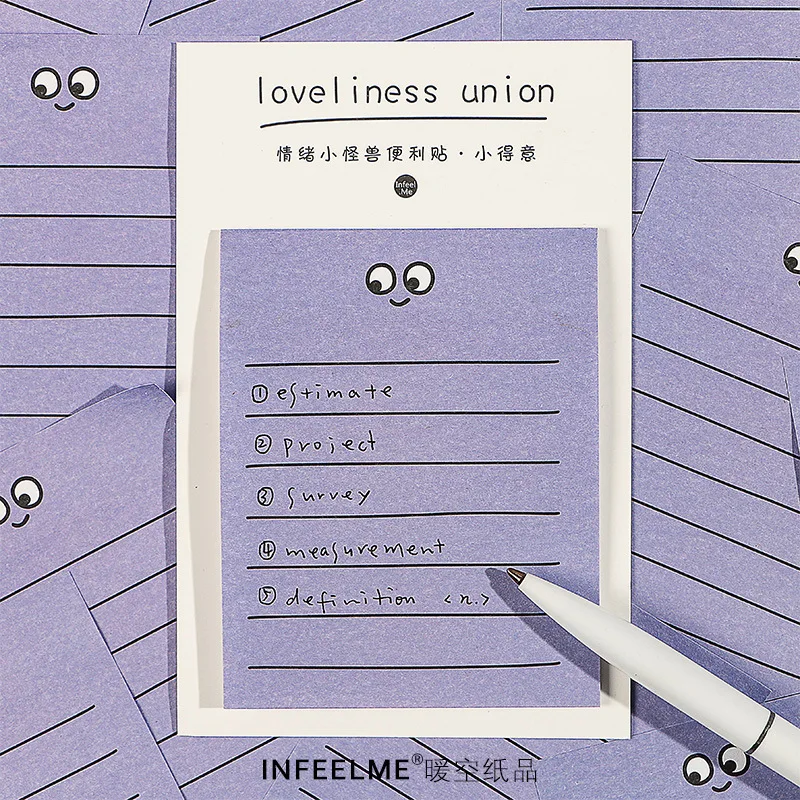 Клейкая бумага для заметок клейкая 1 шт.|Блокноты| |