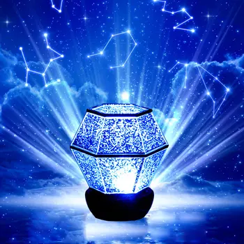 

LED Starry Light Projector Night Lights Smart Cell Phone Bluetooth Music Lamp Romantic Spin Bedroom Decor Night Light Table Lamp