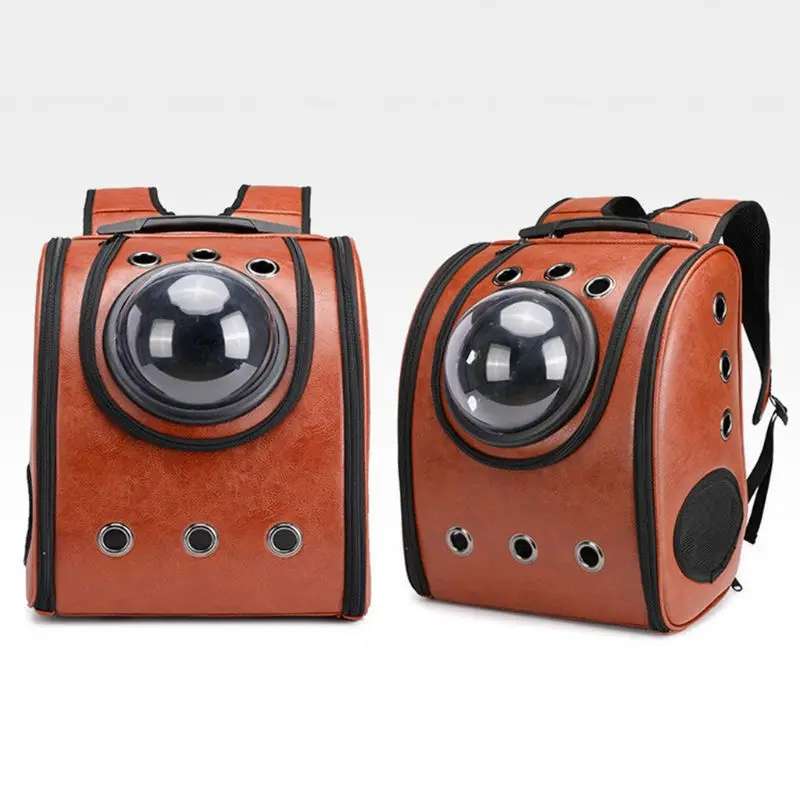 Pet Cat Carrier Backpack Breathable Travel Bag for Puppy Dogs Kitten Mesh Panel Outdoor Pet Carrier Bag 8 Colors C42