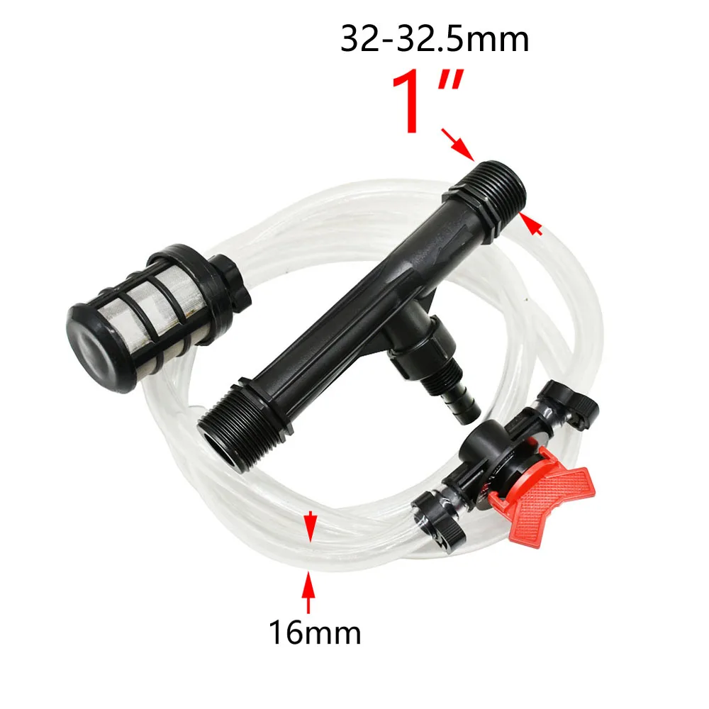 Venturi Fertilization System 3/4 1/2 Irrigation Venturi Automatic Fertilizer Injector Fertilizer Syringe 1set images - 6