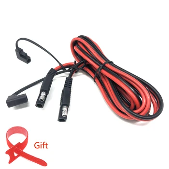 

Battery Charging Cables SAE TO SAE Quick Disconnect SAE Extension Cable Dust Cap 200CM 14AWG for Camp Trailer Solar Panels