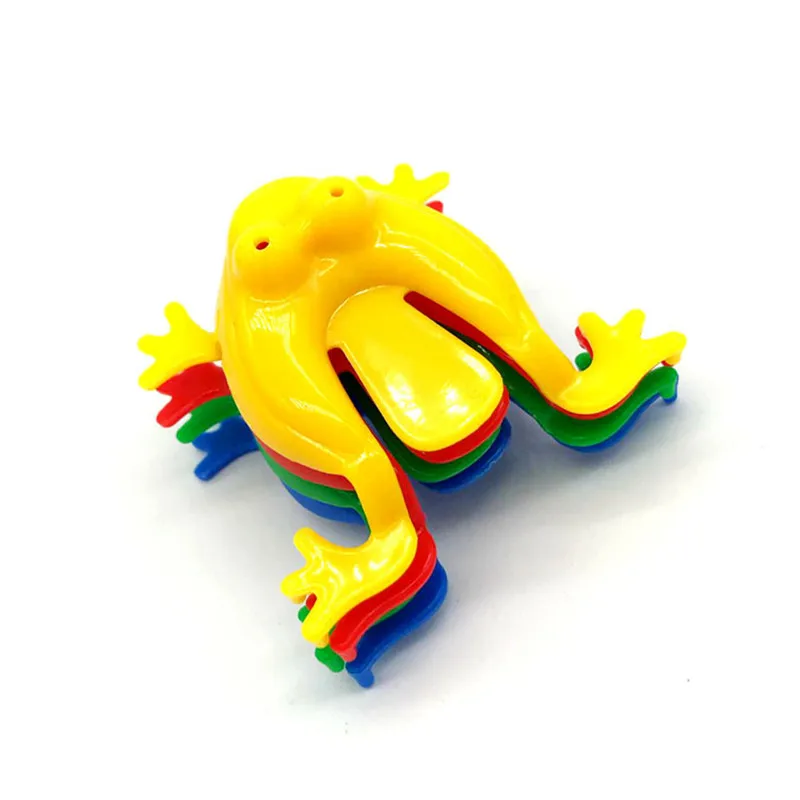 5/10 Pcs Jumping Frog Bounce Fidget Toys For Kids Novelty Assorted Stress Reliever Toys For Children Birthday Gift Party Favor 5