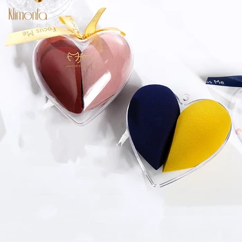 

2Pcs/box Water Drop Shape Cosmetic Puff Blending Face Liquid Foundation Cream Smooth Beauty Makeup Sponge Tools Wet And Dry