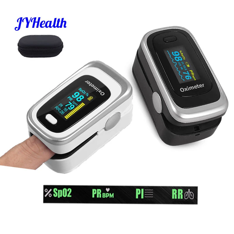 

Health Care Finger Oled Pulse Oximeter SPO2 Medical Portable Blood Oxygen With Respiratory Rate Oximetro De Dedo pulsioximetro