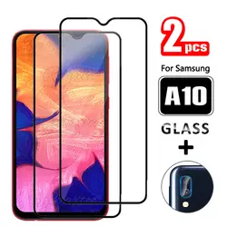 2 шт закаленное стекло для samsung Galaxy A10 Защита объектива камеры стекло на samsung samsun a 10 a105f Защитная пленка для экрана