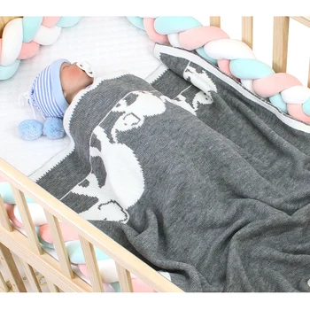 

Baby Blankets Knitted Newborn Soft Warm Swaddle Wrap Sleep Sacks 95*75cm Kids Bath Towels Children Outdoor Stroller Accessories