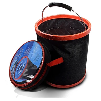 

Car wash bucket portable multi-function bucket 2000D Oxford cloth quality car wash bucket Car bucket Oxford cloth 27x25CM