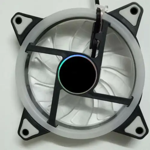 120 мм светодиодный вентилятор охлаждения 12V 4Pin для 3Pin цветная(RGB) Крайне низкий уровень шума компьютера ПК Процессор кулер VDX99