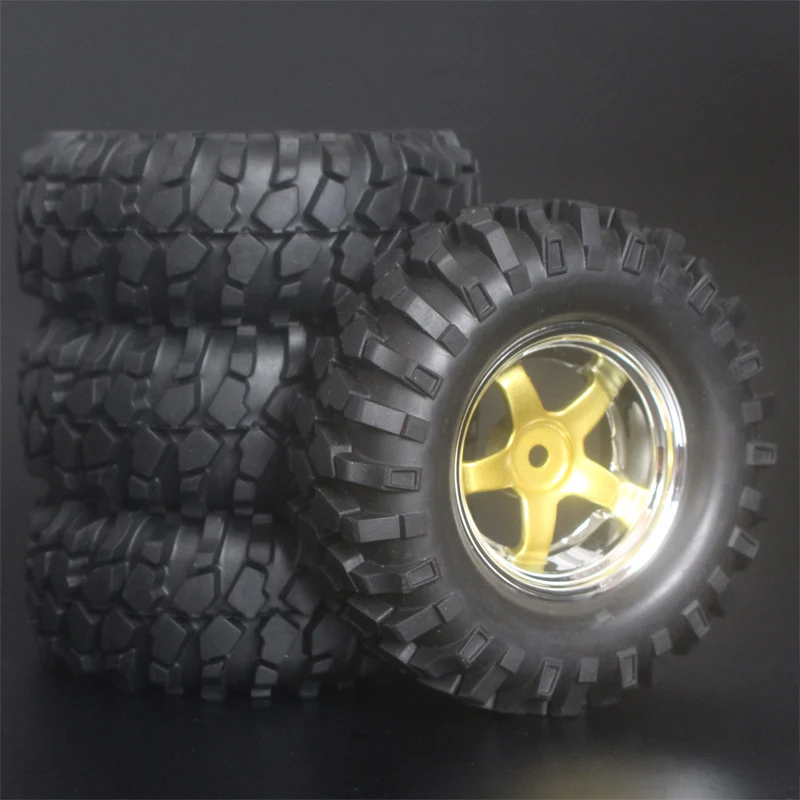 4x1 9 дюйма 96 мм резиновые шины покрытые колесные диски для D90 D110 SCX10 CC01 RC Рок