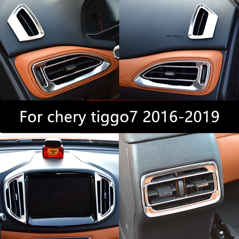 Для chery tiggo7 tiggo 7- автомобильный Кондиционер воздуха на выходе навигационная сторона заднего выхлопного воздуха на выходе украшает раму