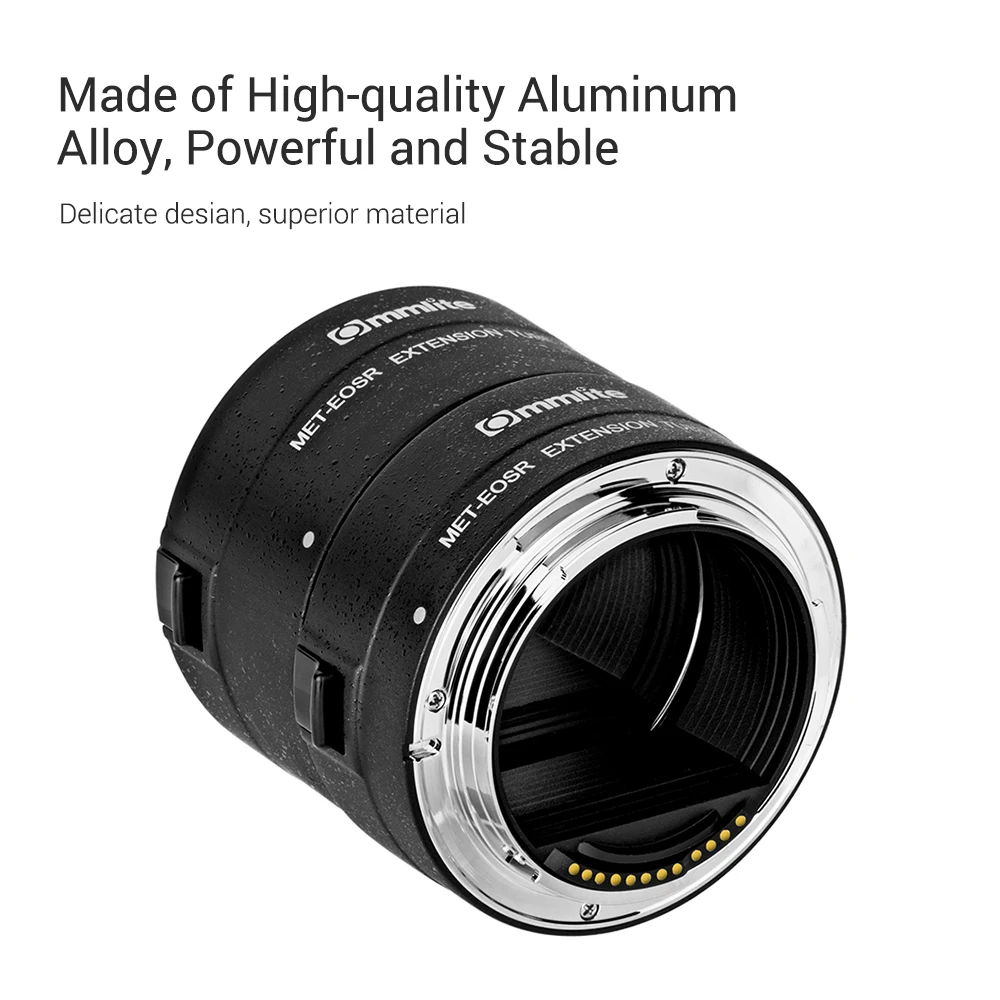 Commlite CM MET EOS R Автоматическая макро удлинительная трубка совместимая с камерами и