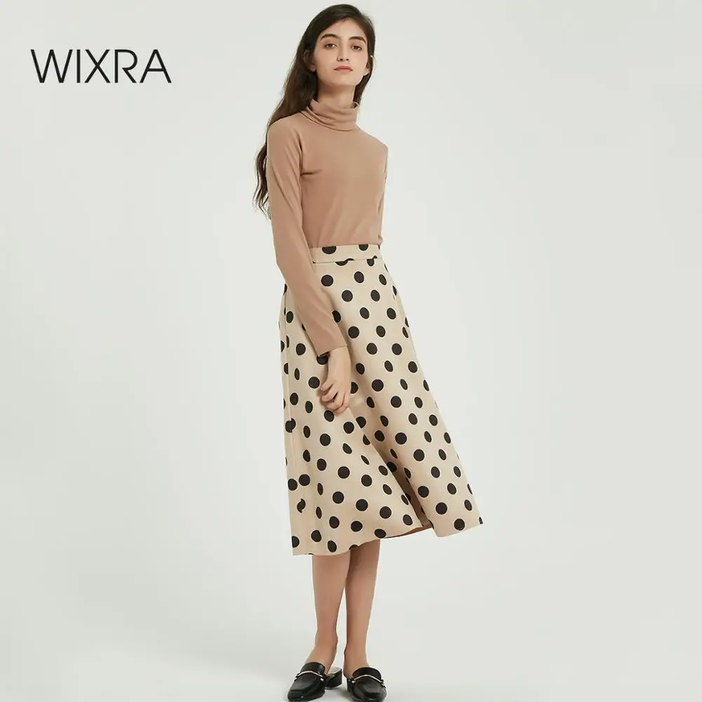 Wixra женские мягкие трикотажные футболки водолазки с длинным рукавом базовые