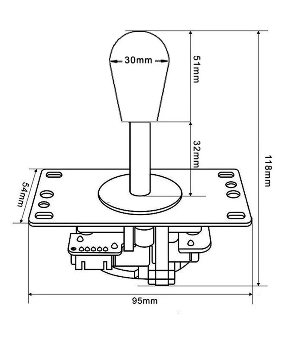 椭圆摇杆规格图