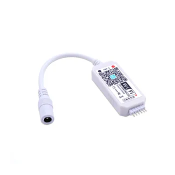 

Mini WiFi RGBWW LED Controller Dimmer DC 5V-28V Timer Music Voice Magic Home APP Controller Work with Alexa Google Assistant