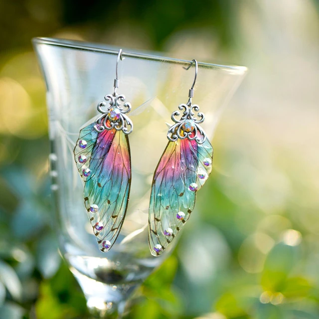 Ethereal Butterfly Wings Earrings – Wyvern's Hoard