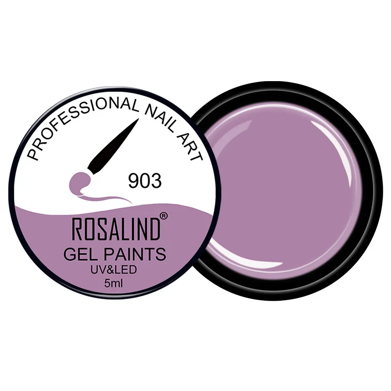GN52-ROSALIND ROSALIND 5 мл Гель-лак для рисования 142 цветов набор гель-лаков для ногтей для маникюра Сделай Сам верхнее Базовое покрытие Hybird дизайн праймер для ногтей - Цвет: GN52-ROSALIND