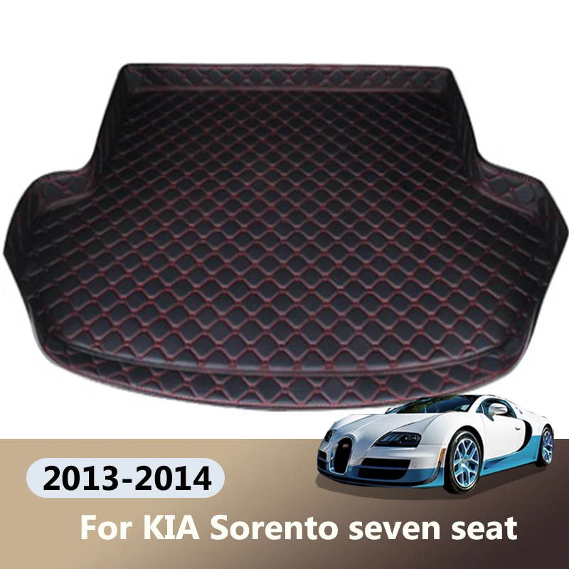 High Side Car trunk mat for KIA Sorento seven seat 2013 2014 cargo liner carpet interior accessories cover |
